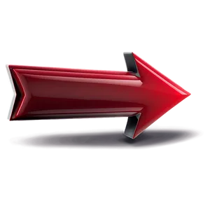 3d Red Arrow Transparent Png Mke PNG image