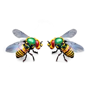 3d Render Flies Png 06122024 PNG image