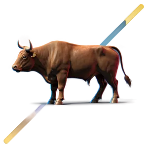 3d Rendered Bull PNG Bsr15