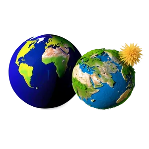 3d Rendered Earth PNG Fid PNG