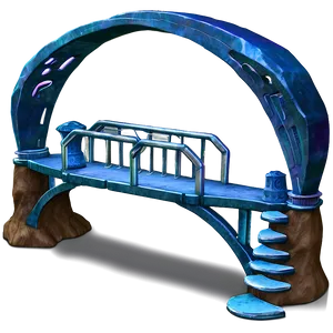 3d Rendered Fantasy Bridge Png 05242024 PNG image