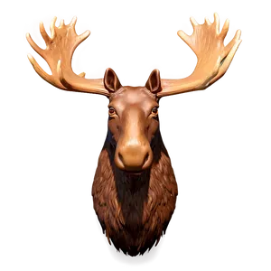 3d Rendered Moose Head PNG Uji76 PNG