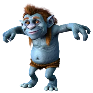 3d Rendered Troll PNG 12