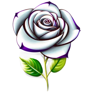 3d Rose Tattoo Picture PNG Wwd PNG
