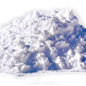 3d Snow Pile Png 18 PNG image