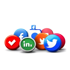 3d Social Media Icons PNG 05252024