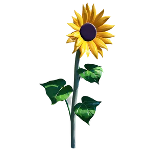 3d Sunflower Transparent PNG 05262024 PNG