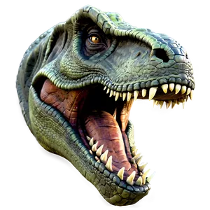 3d T Rex Head Model Png 06292024 PNG image