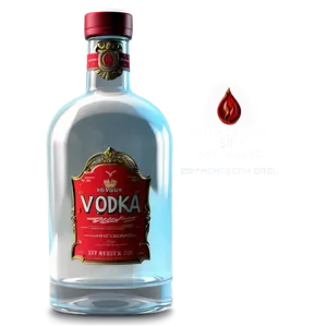 3d Vodka Bottle PNG Bhn2 PNG