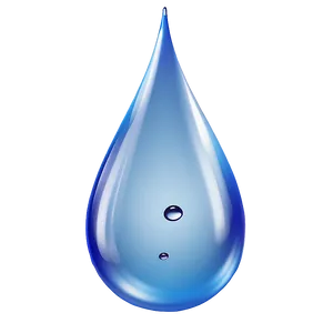 3d Water Drop Realistic Png 05242024 PNG image