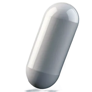 3d White Capsule PNG 91