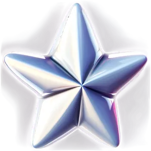 3d White Star Png 05042024 PNG image
