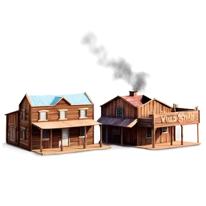 3d Wild West Town PNG Lam28