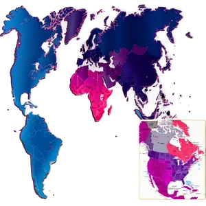 3d World Map Png Jlc PNG image