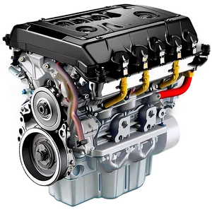 4 Cylinder Car Engine Design PNG Ekx PNG