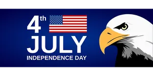 4th July Independence Day Eagle PNG image