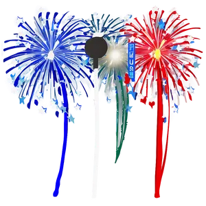 4th Of July Sparklers Png Cbo PNG image