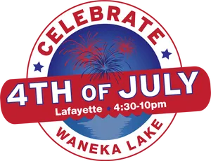 4thof July Celebration Waneka Lake Lafayette PNG image