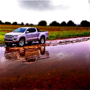 4x4 Truck Muddy Trail PNG 05042024 PNG