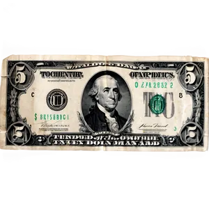 5 Dollar Bills Png Gcx PNG image