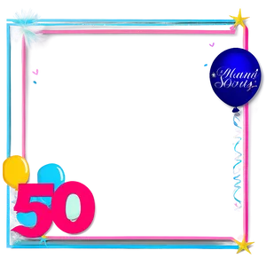 50th Birthday Splendid Soiree Png 39 PNG image