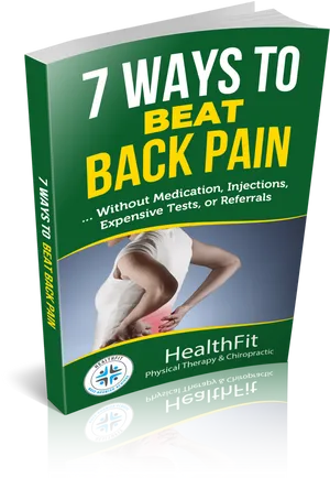7 Ways To Beat Back Pain Book Cover PNG image