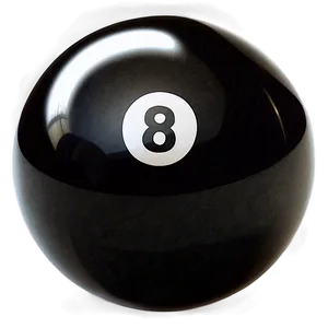 8 Ball In Dark Background Png Jqa14 PNG image