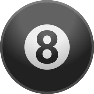 8 Ball Pool Game Ball PNG image