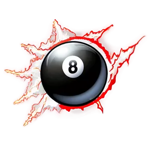 8 Ball With Lightning PNG Nyx76 PNG