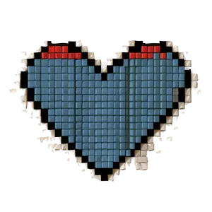 8-bit Pixel Heart Png Jww45 PNG image