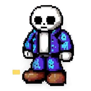 8-bit Sans Sprite Png 05212024 PNG image