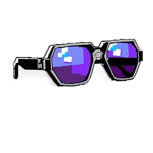 8-bit Sunglasses Png 06132024 PNG image