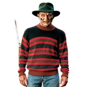 80's Freddy Krueger Png Sgm PNG image