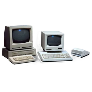 90s Computer Geek Setup PNG 06252024 PNG