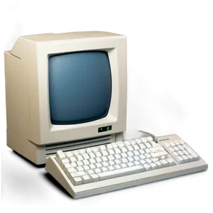 90s Computer Geek Setup Png Gkm PNG image