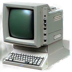 90s Era Desktop Computer Png Tjf PNG image