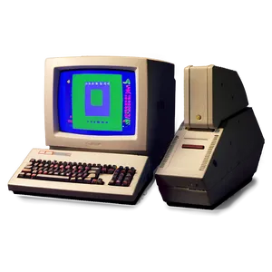 90s Gaming Computer PNG Vqk60