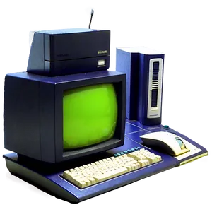 90s Home Office Computer Png Doj PNG image