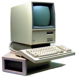 90s Home Office Computer Png Mfj PNG image