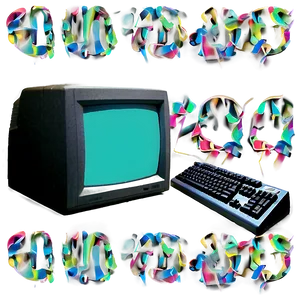 90s Internet Ready Computer PNG 96