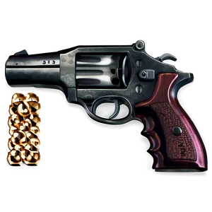 9mm Gun Icon PNG 32