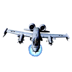 A-10 Thunderbolt Attack Png 06252024 PNG image