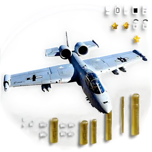A-10 Warthog Close Support PNG Grs94