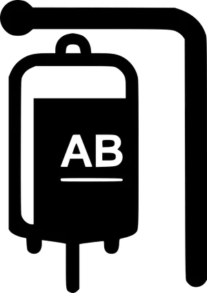 A B_ Blood_ Bag_ Icon PNG image