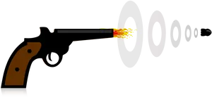 A Black Object With Fire Coming Out Of It PNG image