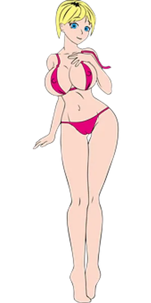 A Cartoon Of A Woman In A Garment