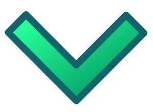 A Green Check Mark On A Black Background