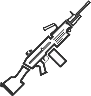 A K47 Icon Vector