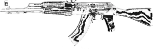 A K47 Silhouette PNG