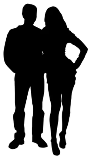 A Silhouette Of A Person PNG image